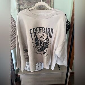 Upcycled sweatshirt!! Size large/x-large.